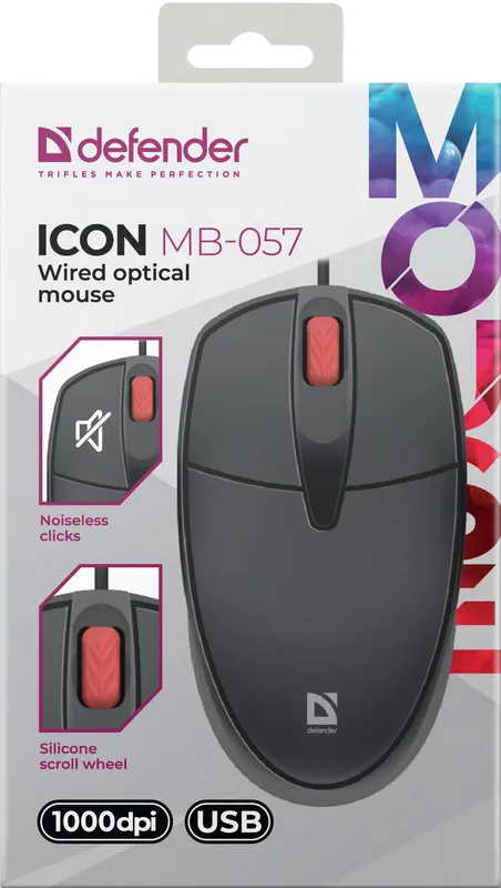 Defender - Juhtmega optiline hiir Icon MB-057