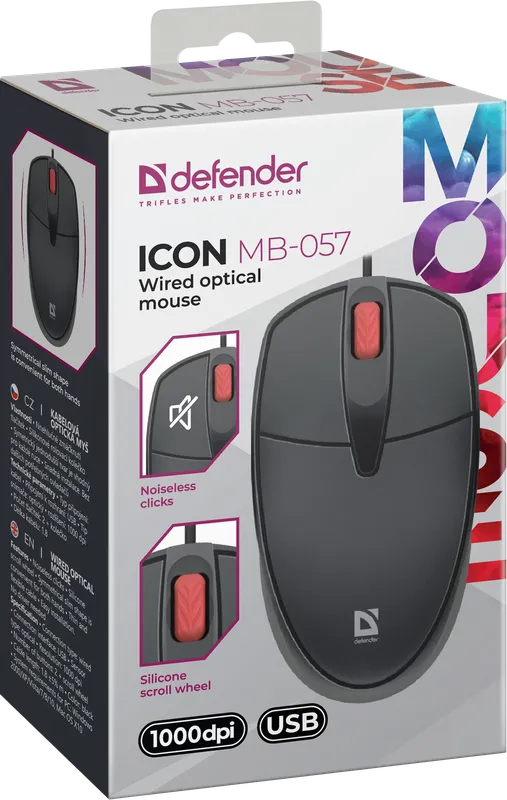 Defender - Juhtmega optiline hiir Icon MB-057