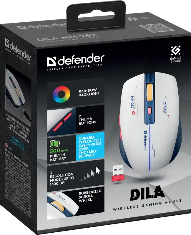 Defender - Juhtmeta mänguhiir Dila MM-282