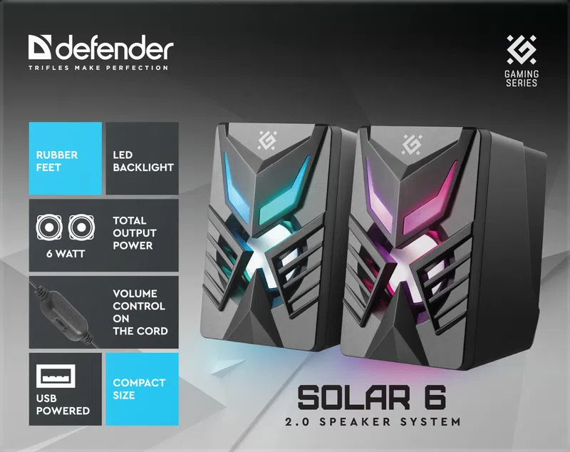 Defender - 2.0 kõlarisüsteem Solar 6