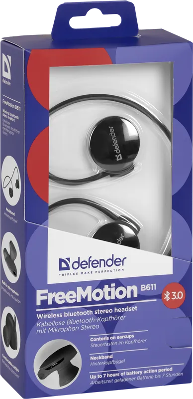 Defender - Juhtmeta stereopeakomplekt FreeMotion B611