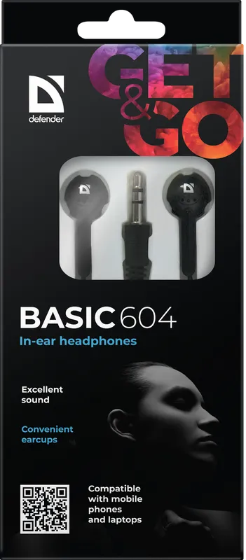 Defender - Kõrvasisesed kõrvaklapid Basic 604