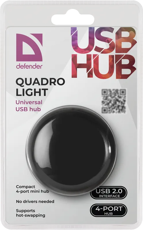 Defender - Universaalne USB-jaotur Quadro Light