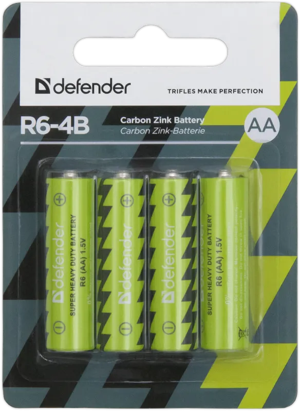 Defender - Tsink-süsinik aku R6-4B