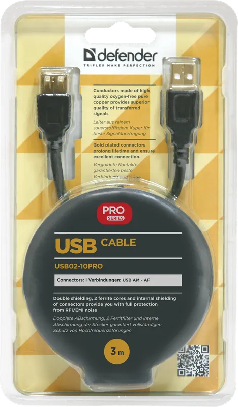Defender - USB-kaabel USB02-10PRO USB2.0
