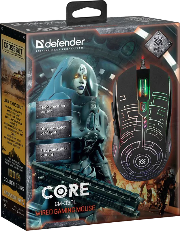 Defender - Juhtmega mänguhiir Core GM-330L