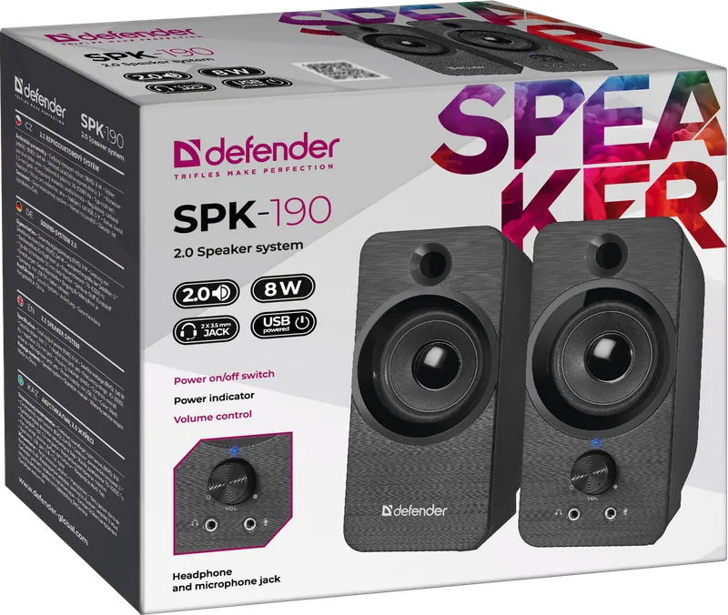 Defender - 2.0 kõlarisüsteem SPK-190