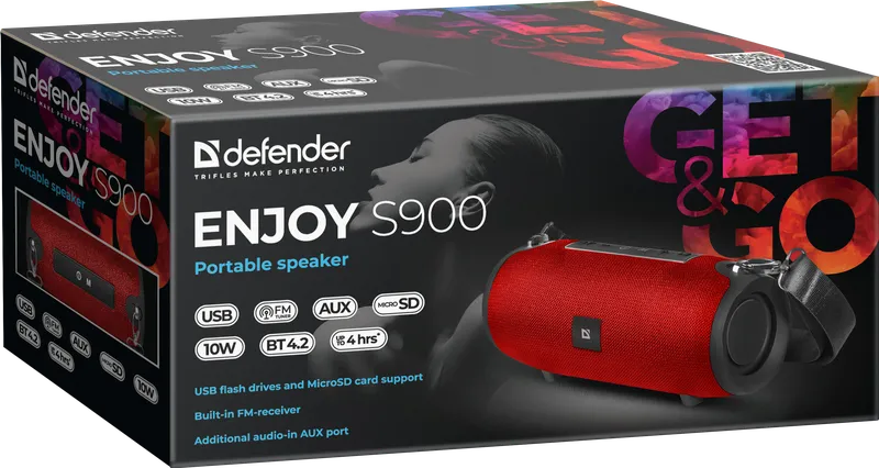 Defender - Kaasaskantav kõlar Enjoy S900