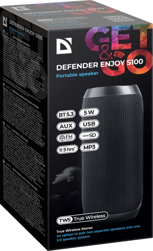Defender - Kaasaskantav kõlar Enjoy S100