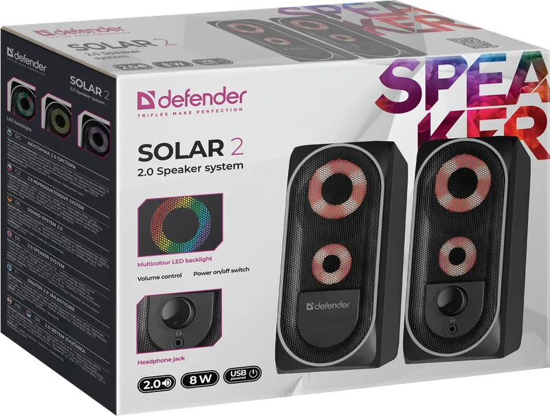 Defender - 2.0 kõlarisüsteem Solar 2