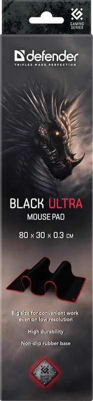 Defender - Hiirepadi Black Ultra