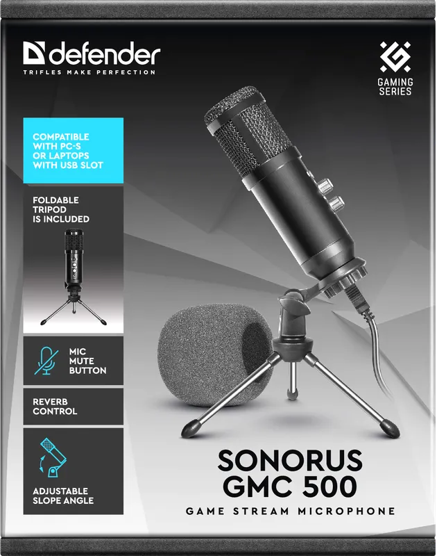 Defender - Mänguvoo mikrofon Sonorus GMC 500