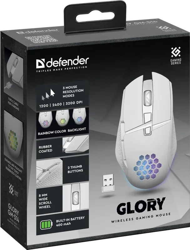 Defender - Juhtmeta mänguhiir Glory GM-514