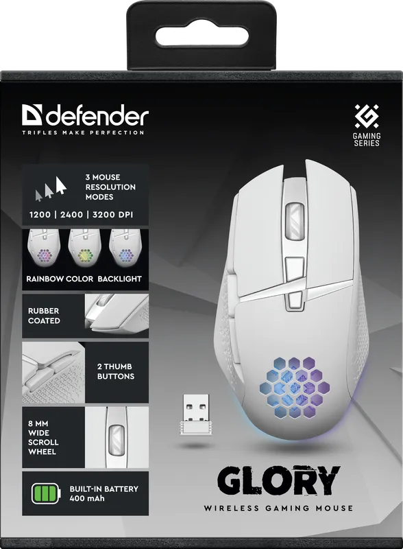 Defender - Juhtmeta mänguhiir Glory GM-514