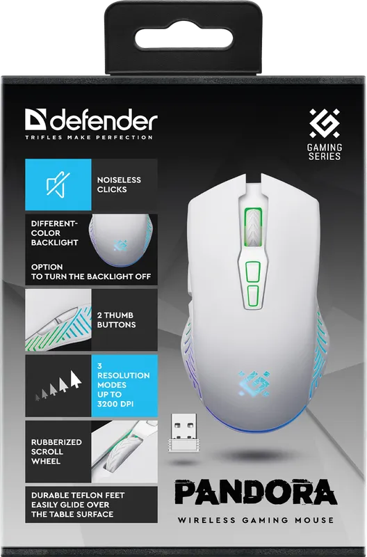 Defender - Juhtmeta mänguhiir Pandora GM-502