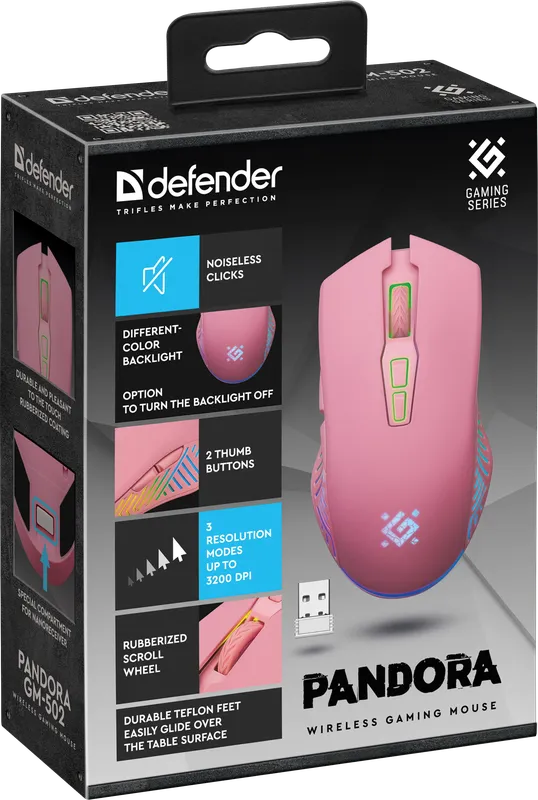 Defender - Juhtmeta mänguhiir Pandora GM-502