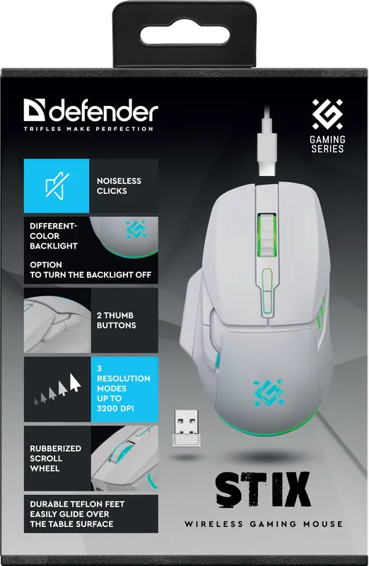 Defender - Juhtmeta mänguhiir Stix GM-009