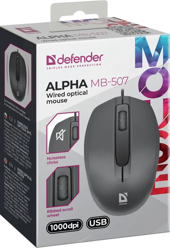 Defender - Juhtmega optiline hiir Alpha MB-507