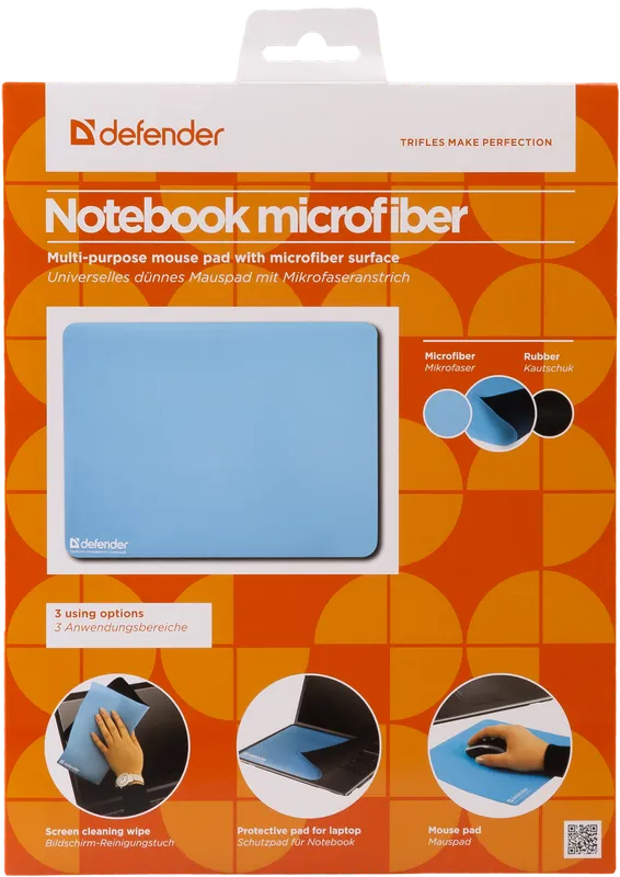 Defender - Hiirepadi Notebook microfiber