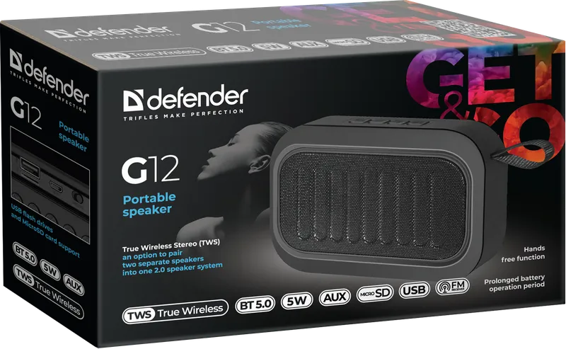 Defender - Kaasaskantav kõlar G12