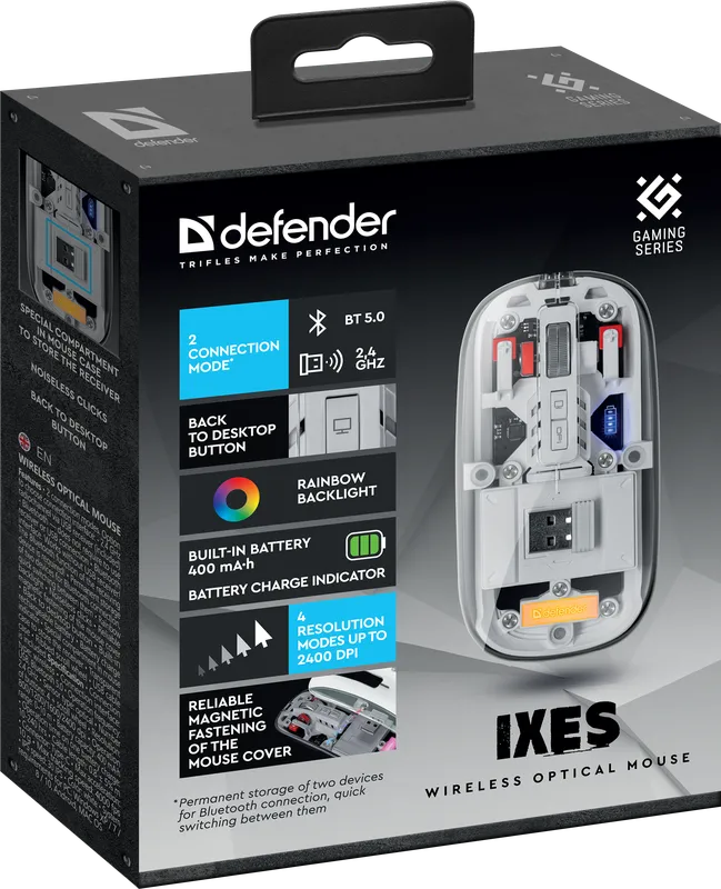 Defender - Juhtmeta optiline hiir Ixes MM-999