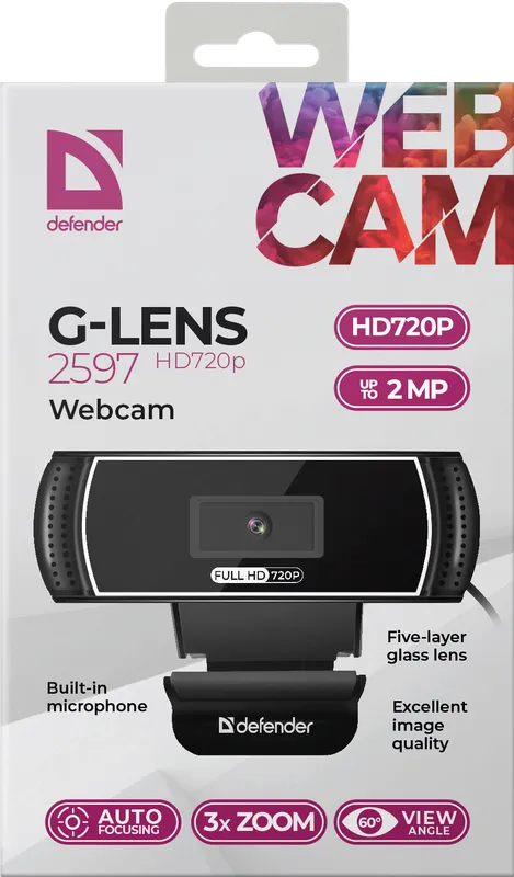 Defender - Veebikaamera G-lens 2597 HD720p