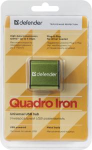 Defender - Universaalne USB-jaotur Quadro Iron