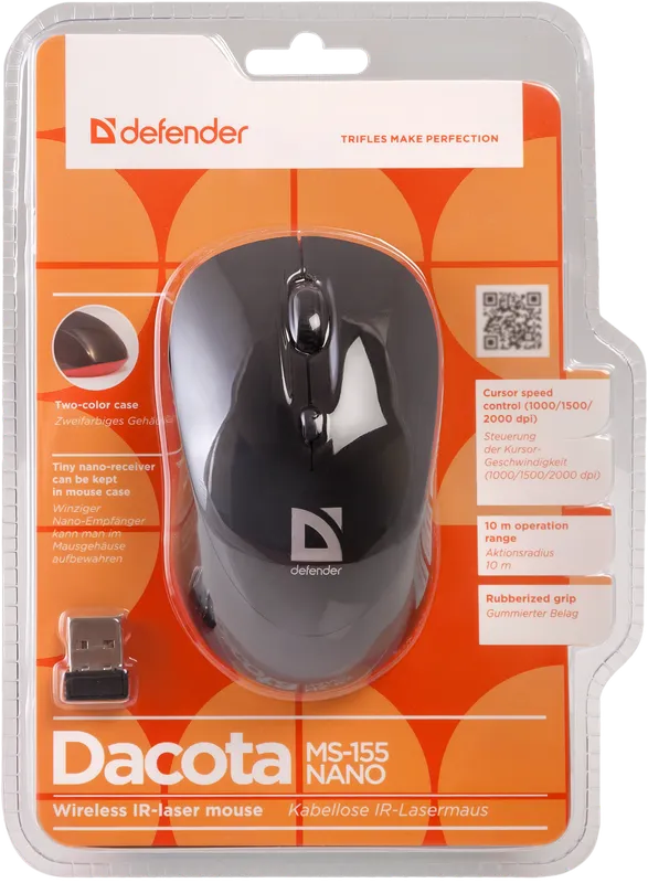 Defender - Juhtmeta IR-laserhiir Dacota MS-155