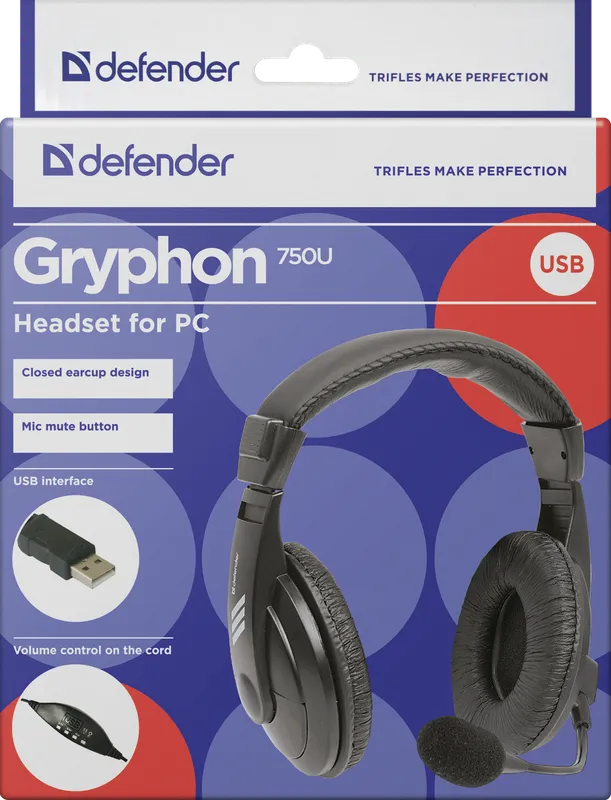 Defender - Peakomplekt arvutile Gryphon 750U