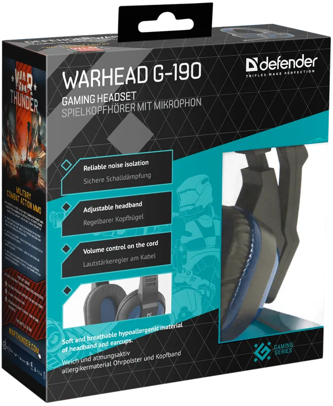 Defender - Mängupeakomplekt Warhead G-190