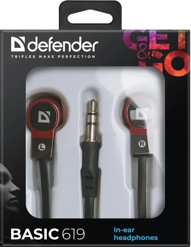 Defender - Kõrvasisesed kõrvaklapid Basic 619