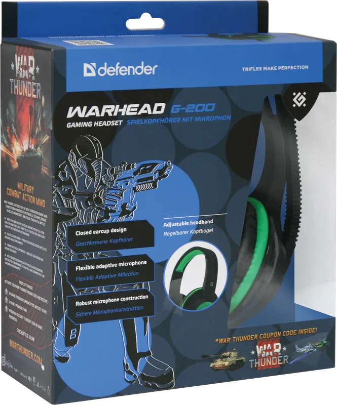 Defender - Mängupeakomplekt Warhead G-200