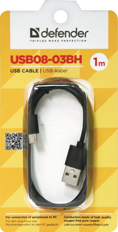 Defender - USB-kaabel USB08-03BH USB2.0