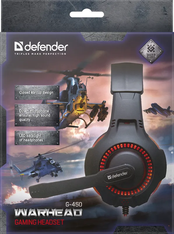 Defender - Mängupeakomplekt Warhead G-450