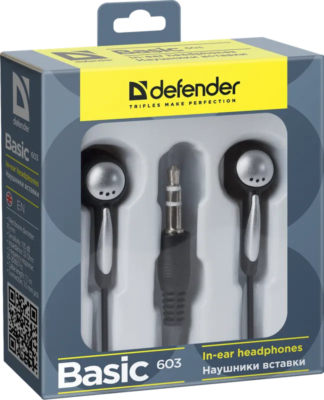 Defender - Kõrvasisesed kõrvaklapid Basic 603