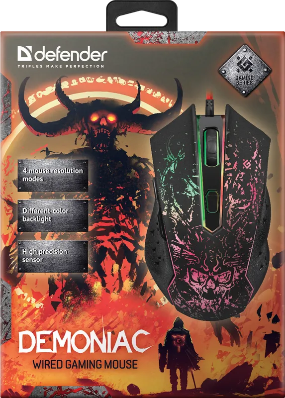 Defender - Juhtmega mänguhiir Demoniac GM-540L