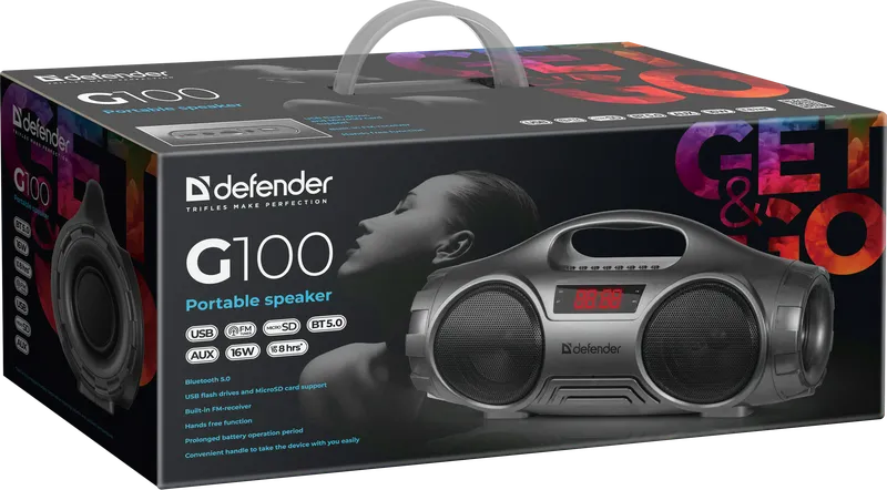 Defender - Kaasaskantav kõlar G100