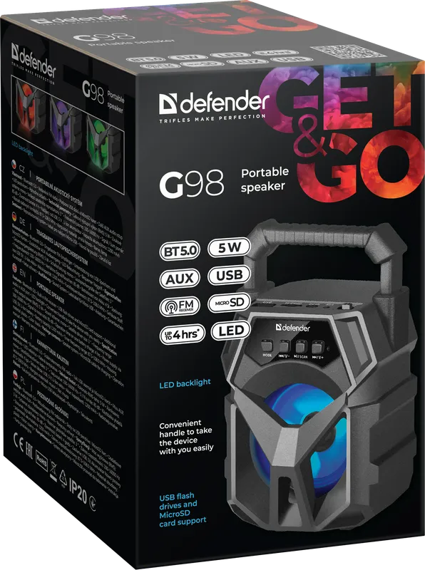 Defender - Kaasaskantav kõlar G98