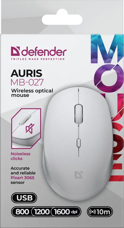 Defender - Juhtmeta optiline hiir Auris MB-027