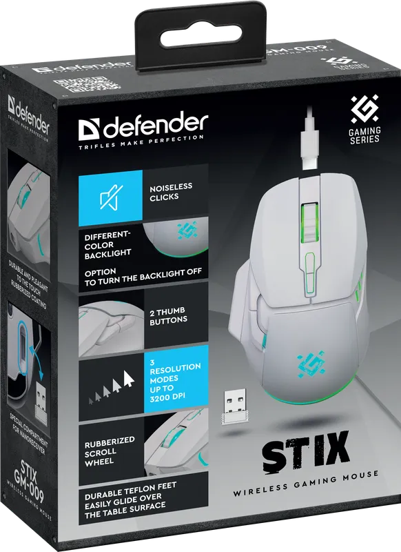 Defender - Juhtmeta mänguhiir Stix GM-009