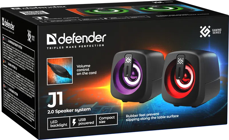 Defender - Akustikaline 2.0 süsteem J1