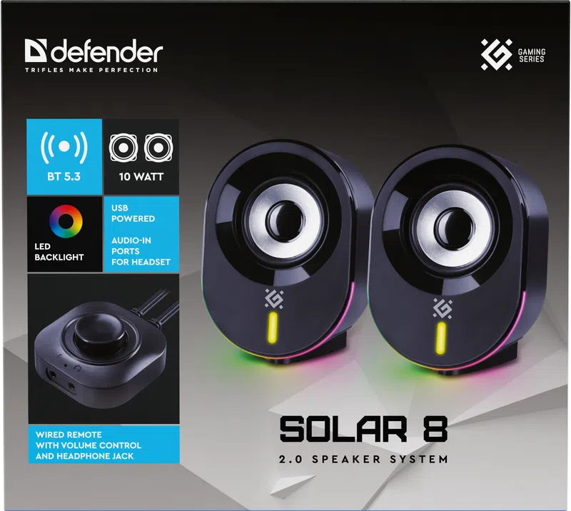 Defender - Akustikaline 2.0 süsteem Solar 8