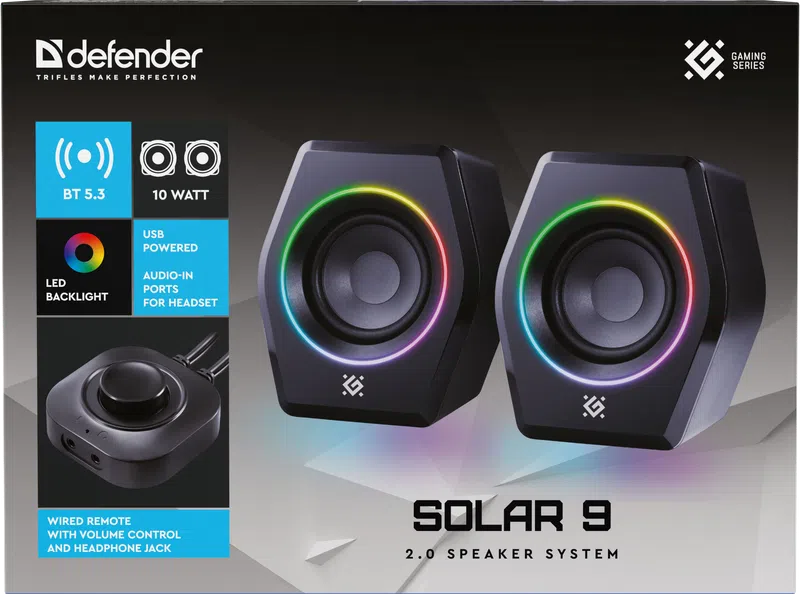 Defender - Akustikaline 2.0 süsteem Solar 9