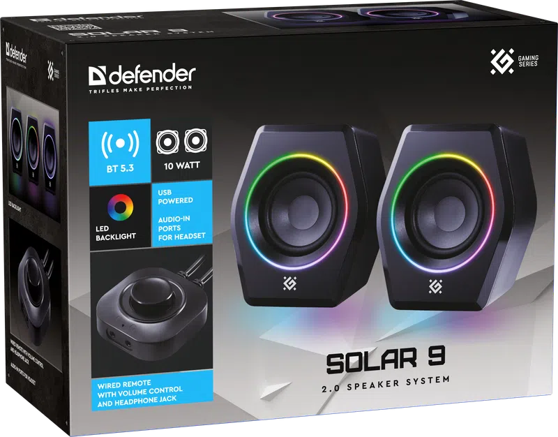 Defender - Akustikaline 2.0 süsteem Solar 9