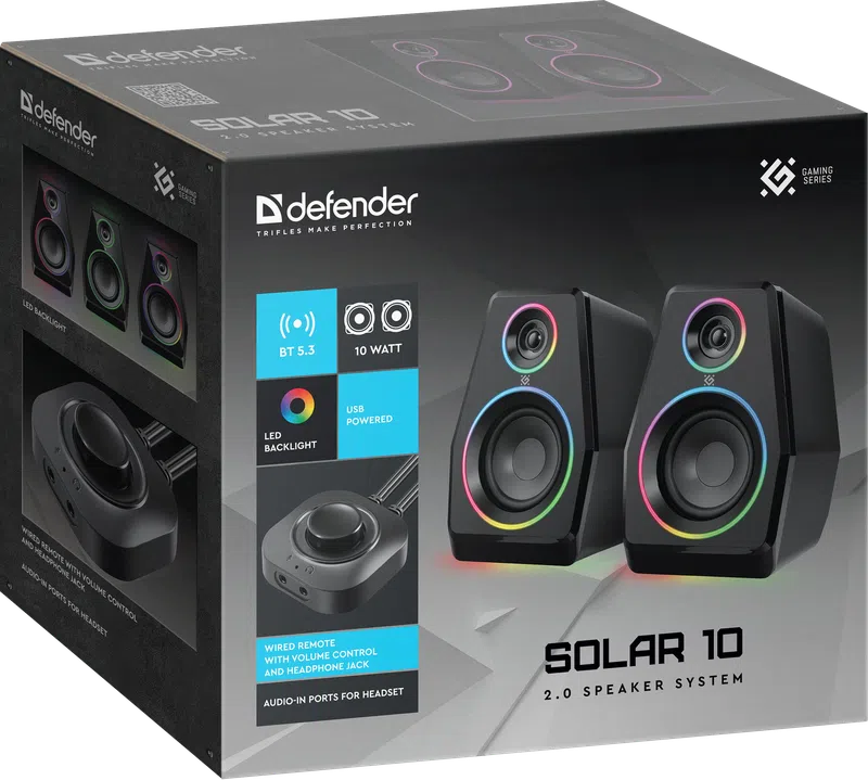 Defender - Akustikaline 2.0 süsteem Solar 10