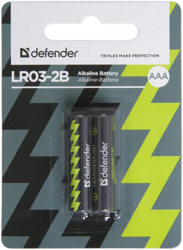 Defender - Alkaline patarei LR03-2B