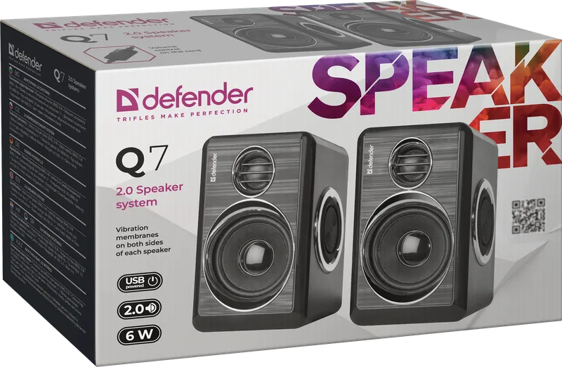 Defender - Akustikaline 2.0 süsteem Q7