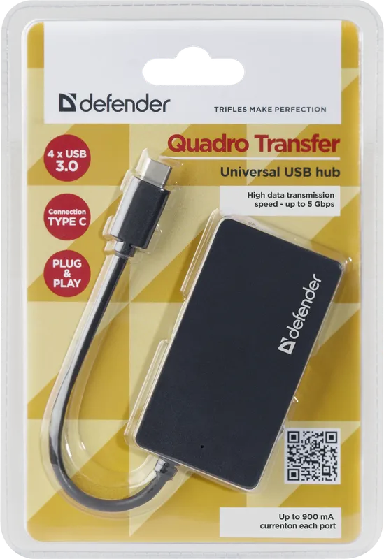 Defender - Universaalne USB-jaotur Quadro Transfer