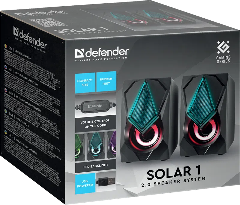 Defender - Akustikaline 2.0 süsteem Solar 2