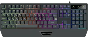 Defender - Juhtmega mänguklaviatuur Moldtaur GK-116